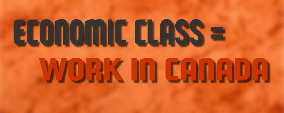 Economic class equals job in Canada!